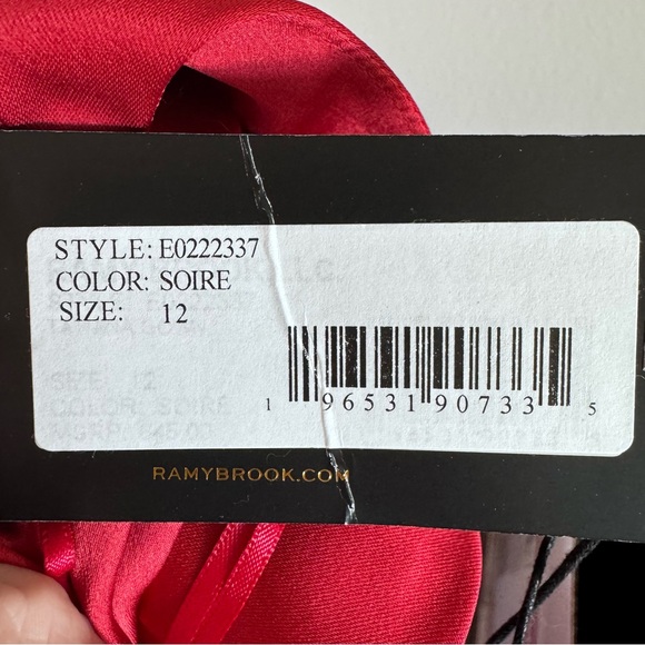 Ramy Brook•Tatiana Satin Halter Gown
NWT•Red Dress - Picture 6 of 7